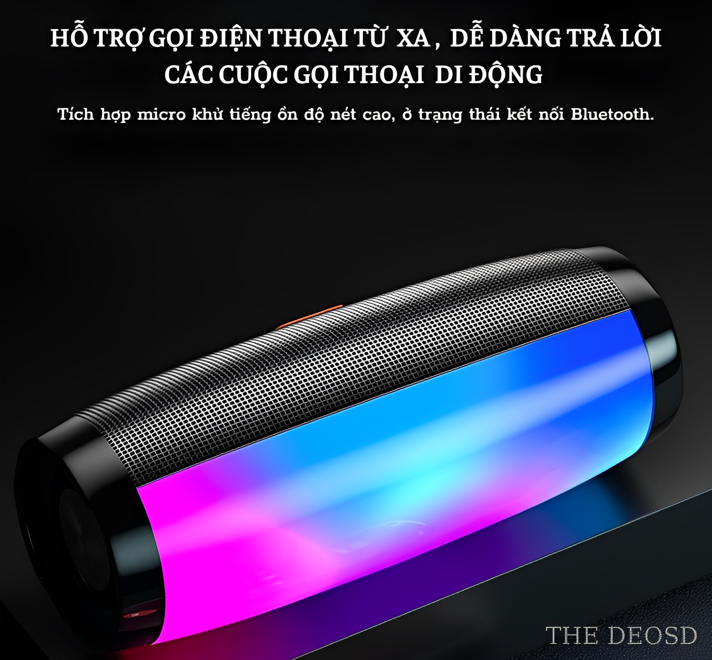 Loa Bluetooth Không Dây Có Dây LT Chống Nước, Máy Tính, Điện Thoại, Máy Tính Bảng, Vi Tính - TD2 - Hàng Chính Hãng - Pro