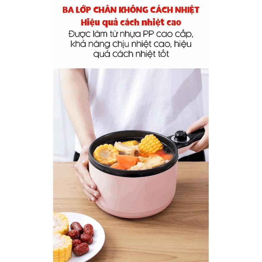 Nồi lẩu MINI nhiều chức năng nấu chiên xào hấp tiện dụng - Home and Garden