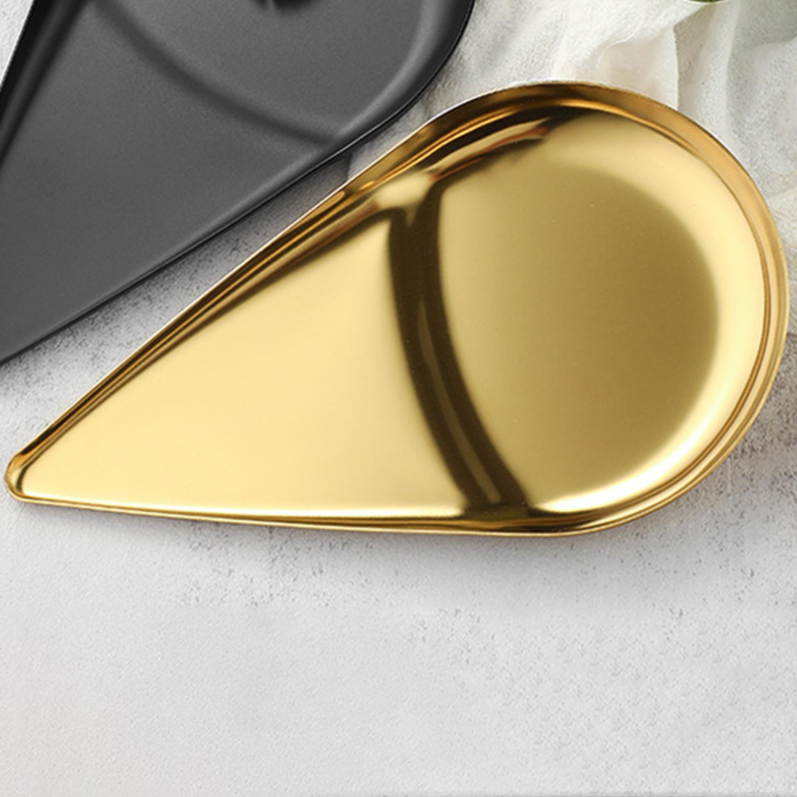 Modern Jewelry Plate Storage Tray Countertop Organizer for Dresser Cosmetic