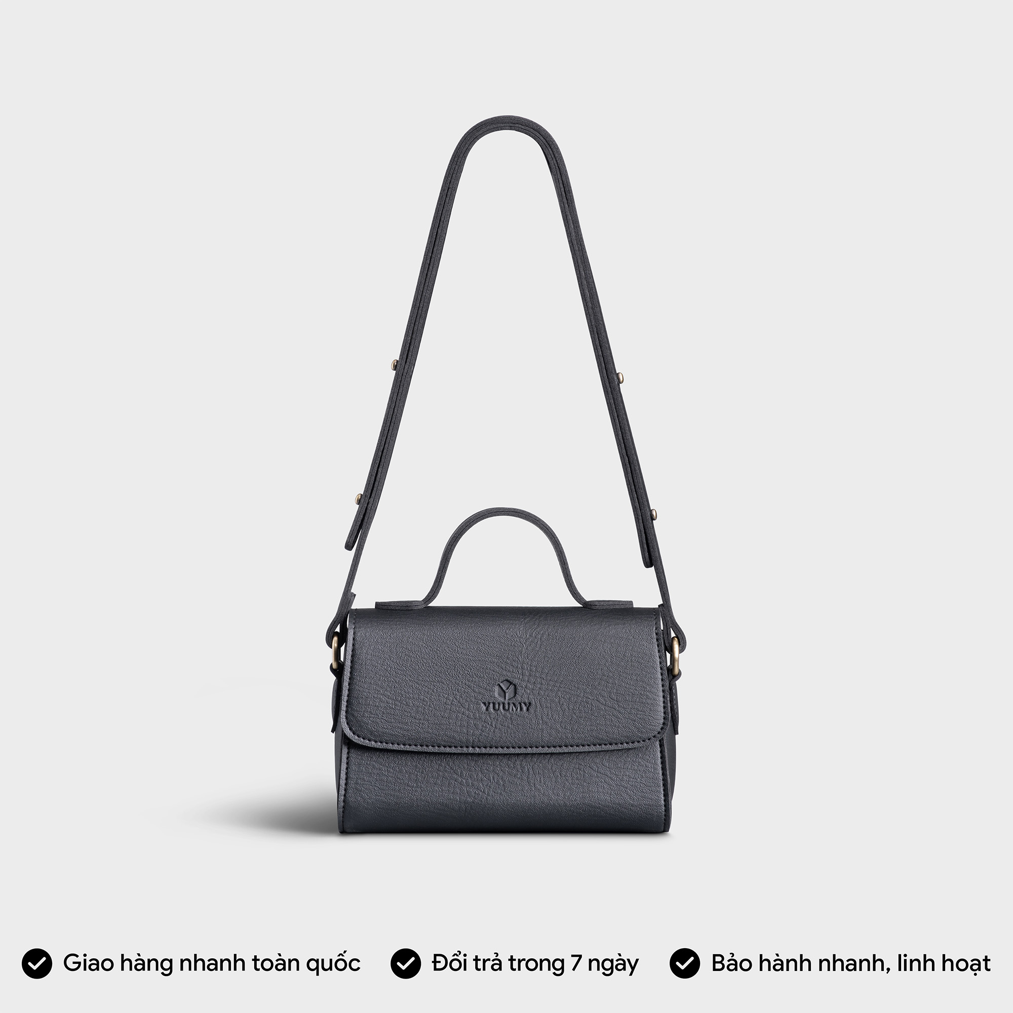 Túi Yuumy ( Thời trang nữ mini - Túi đeo chéo da Bergen YN179 )