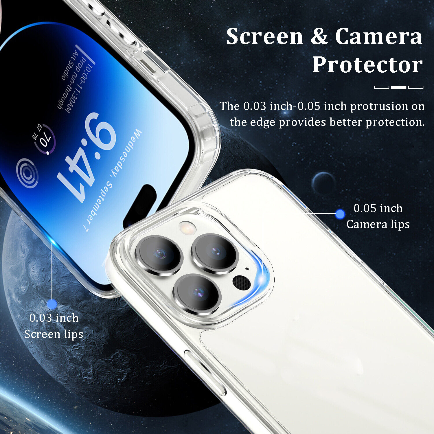 Ốp lưng chống sốc cho iPhone 14 / 14 Plus / 14 Pro / 14 Pro Max mặt lưng trong suốt siêu mỏng 0.88mm hiệu X-Level Sparkling Series độ trong tuyệt đối, chống trầy xước, chống ố vàng, tản nhiệt tốt - hàng nhập khẩu