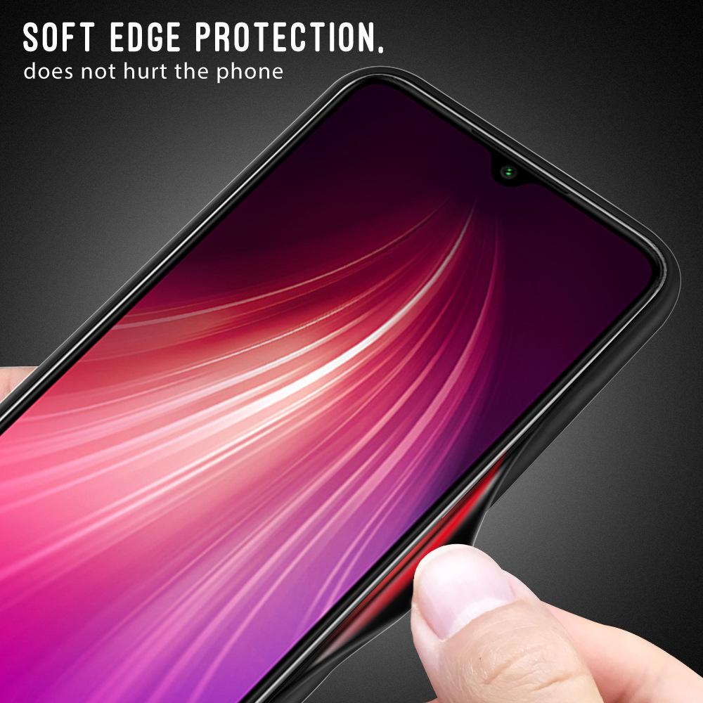 Ốp lưng dùng cho Xiaomi Redmi Note 8 Pro gương cứng 2 màu Gradient Ver 2 , viền TPU dẻo đen