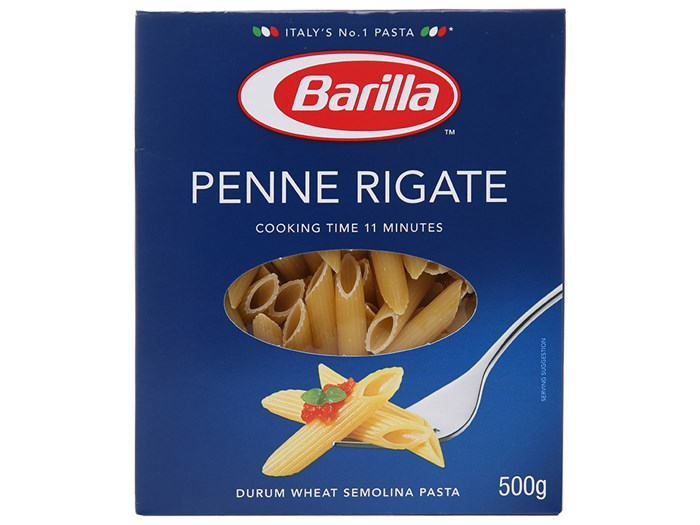 Mì Barilla nui ống 500g