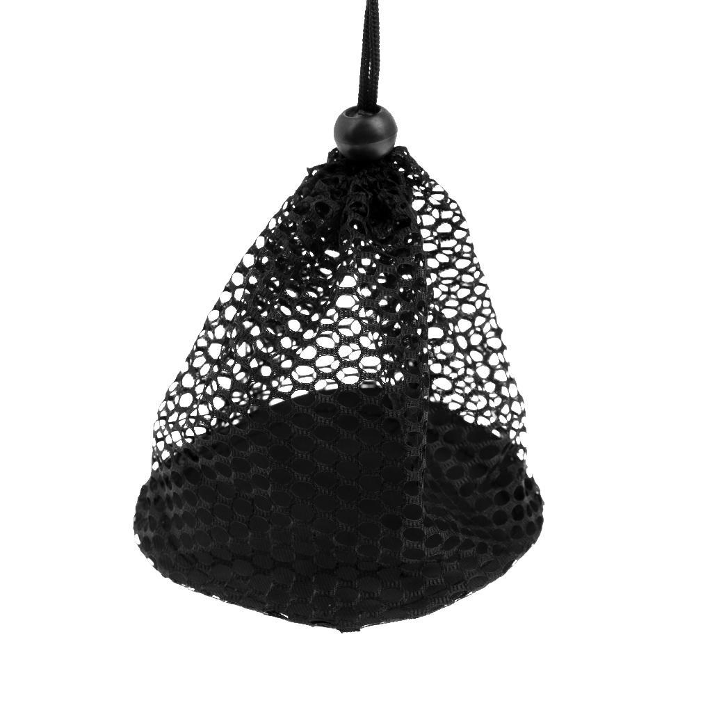 Durable Nylon Mesh Nets Bag Pouch Golf Tennis Ball Carrying Holder Storage L