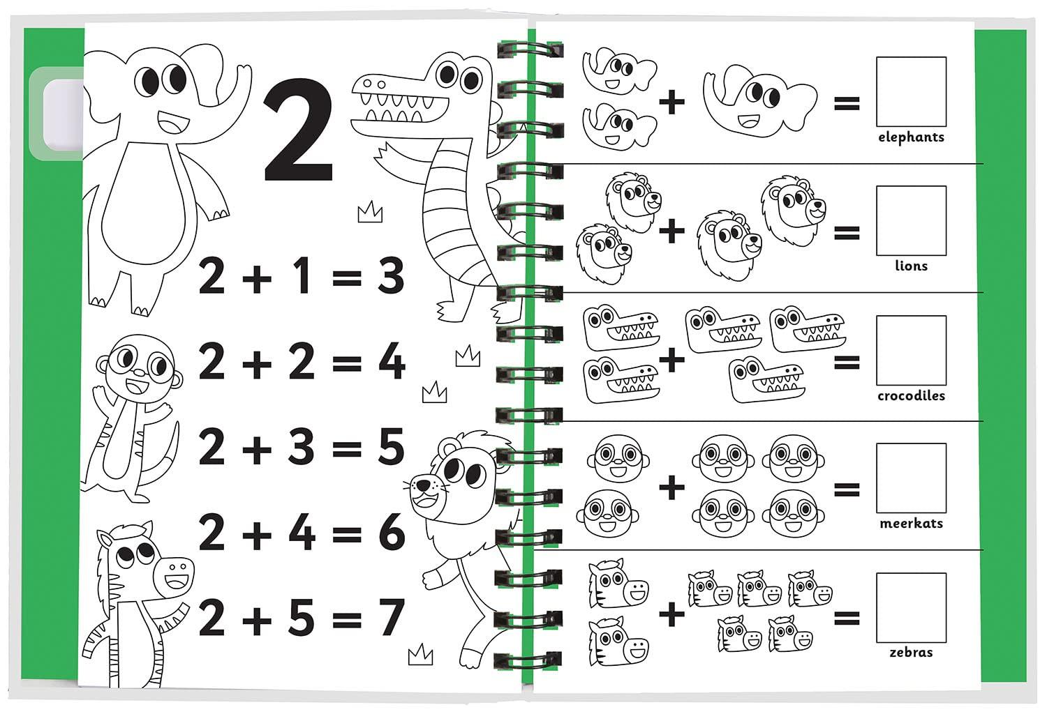 Sách ngoại văn: Early Learning Magic Water Colouring - Animal Friends Adding Up