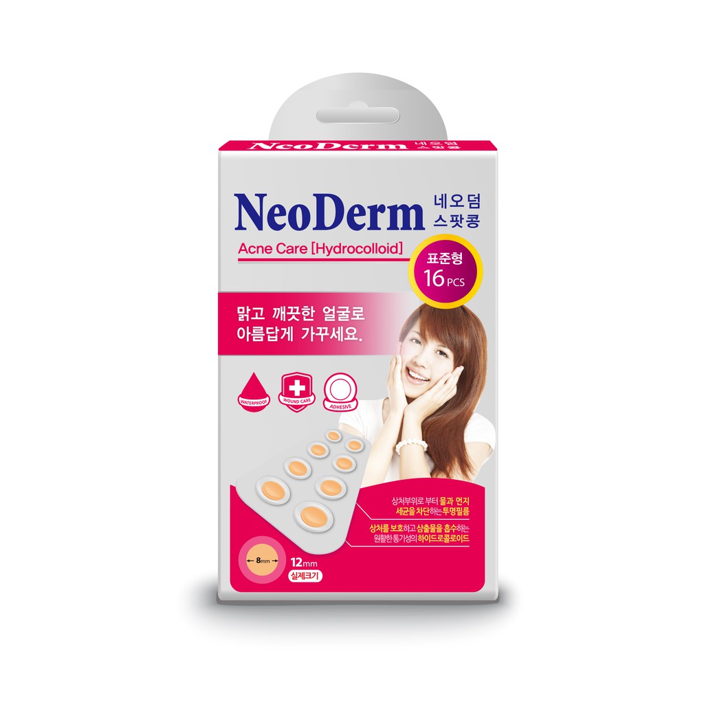 Miếng Dán Mụn Neoderm Ultra Thin 16 (hộp 1 size - 16 miếng)