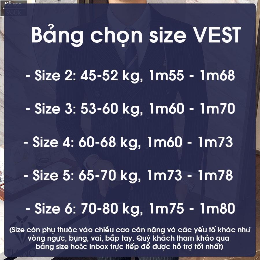 Vest nam cao cấp 6 cúc kiểu dáng Hàn Quốc, màu XANH LÂN cực sang trọng, Suit Nam Cao Cấp - TIANO STORE