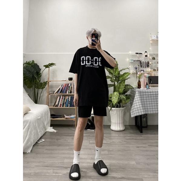 Áo thun nam áo thun 00:00 áo thun unisex