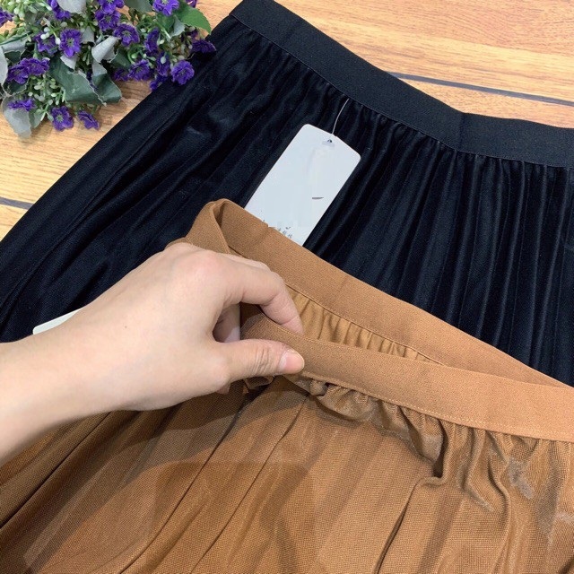 Chân váy XẾP LY ÁNH NHŨ thời trang