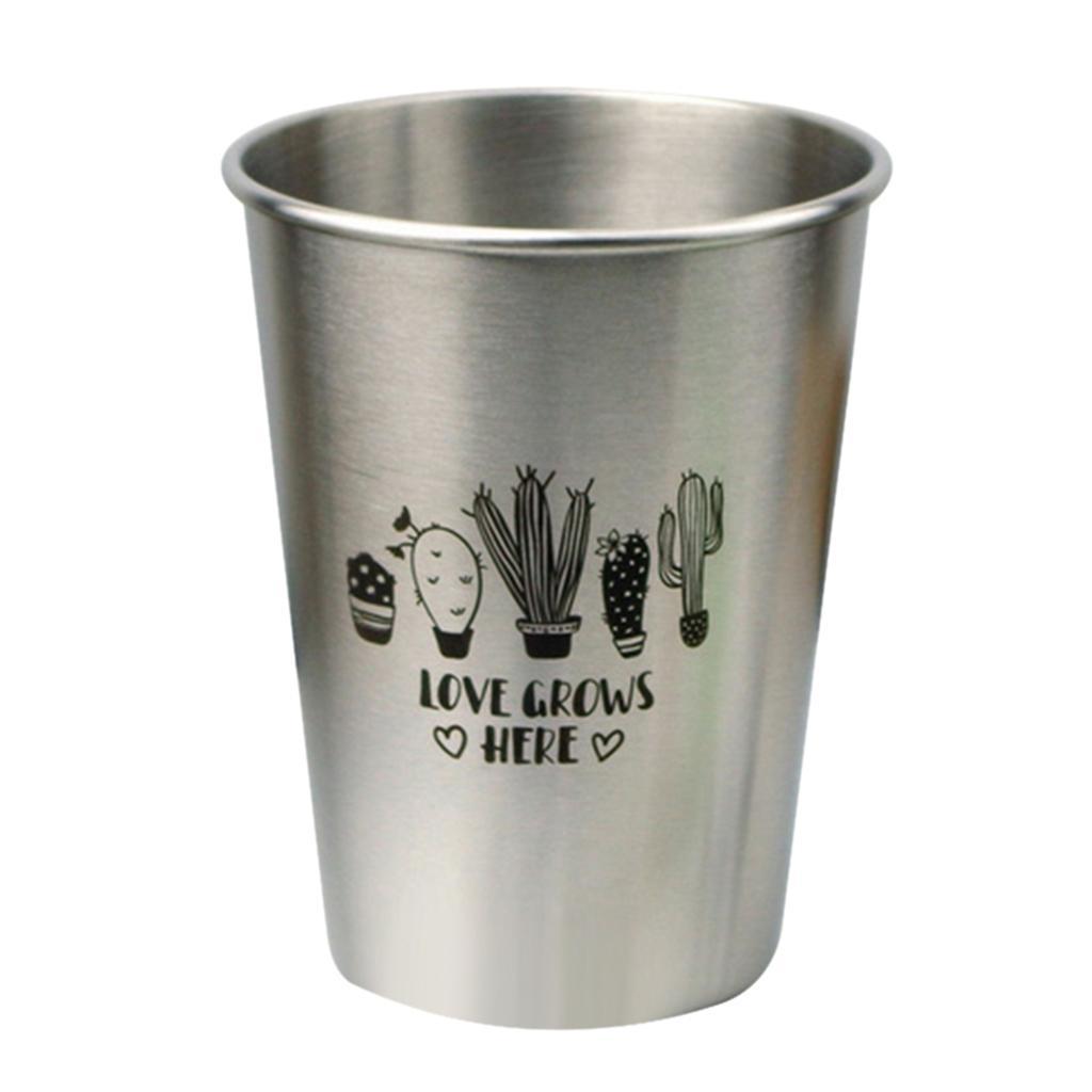 350ml Stainless Steel Water Cup Milk Wine Beer Bottle Coffee Tea Mug