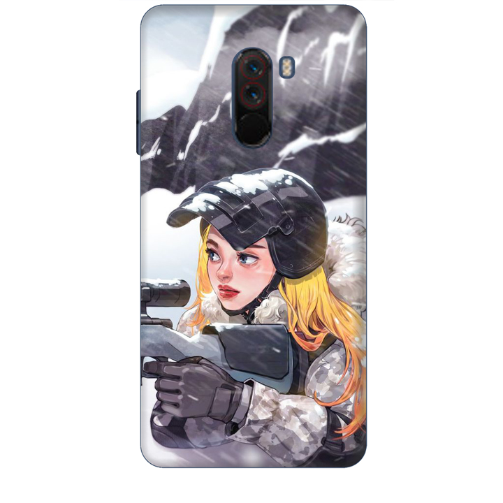 Ốp lưng dành cho điện thoại XIAOMI POCOPHONE F1 hình PUBG Mẫu 11