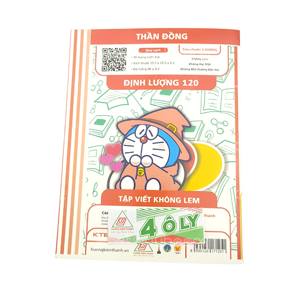 10 cuốn tập 5 ô li học sinh 96 trang KT Book định lượng 120 cực dày chuyên rèn chữ đẹp