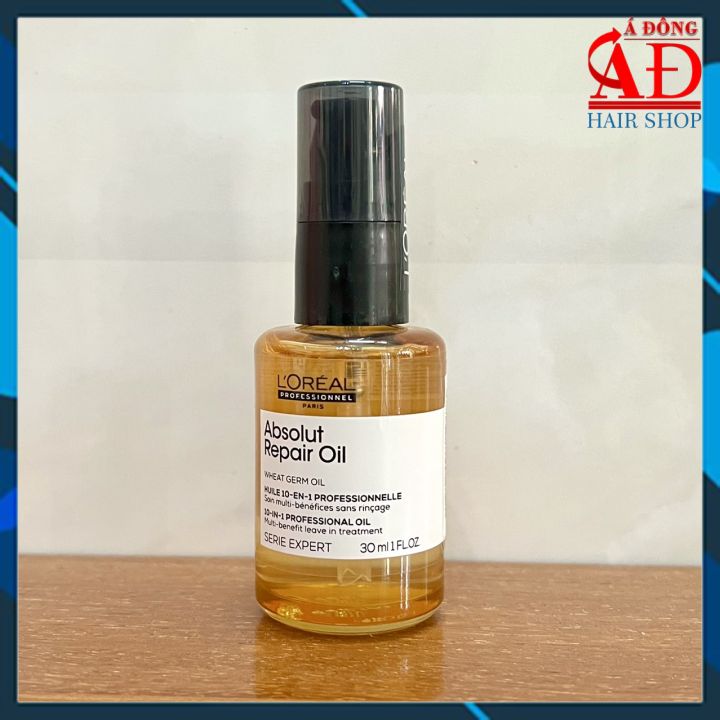 Dầu dưỡng tóc L'oreal Absolut Repair Oil Nourishing Huile Orginale bóng mượt 30ml [New]