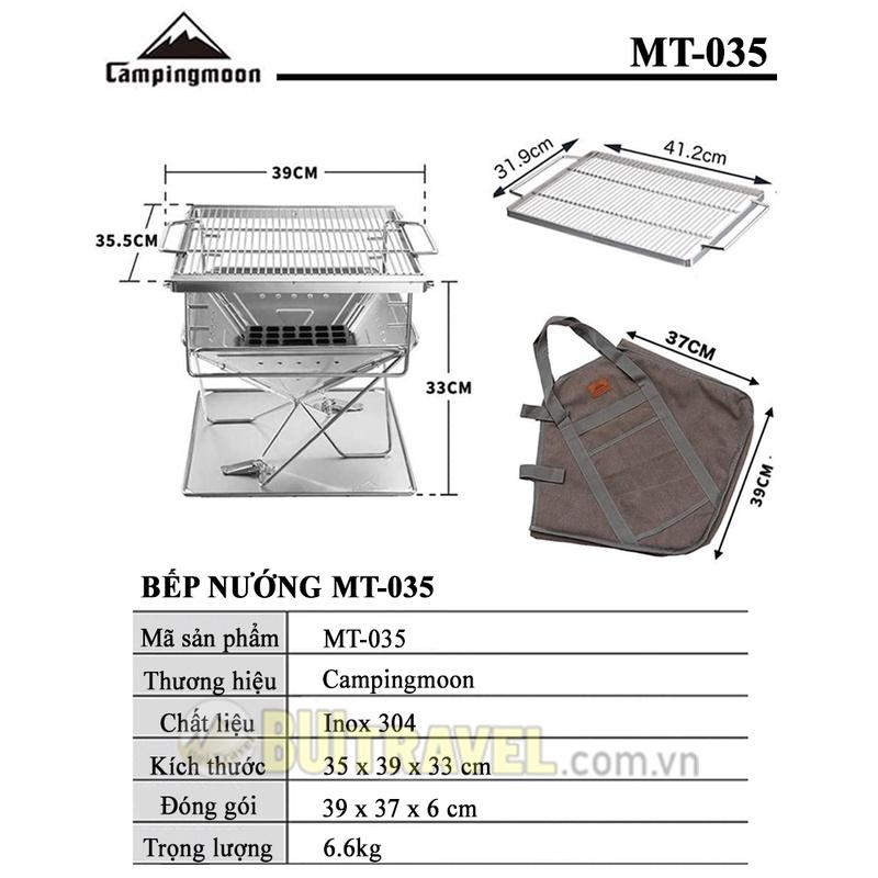 Bếp Nướng Than Hoa Campingmoon MT-035