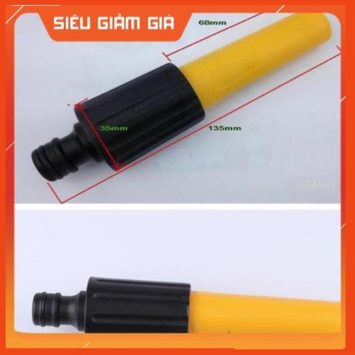 Bộ dây vòi xịt nước rửa xe, tưới cây . tăng áp 3 lần, loại 20m 206622-5 cút sập,nối vàng + tặng đai