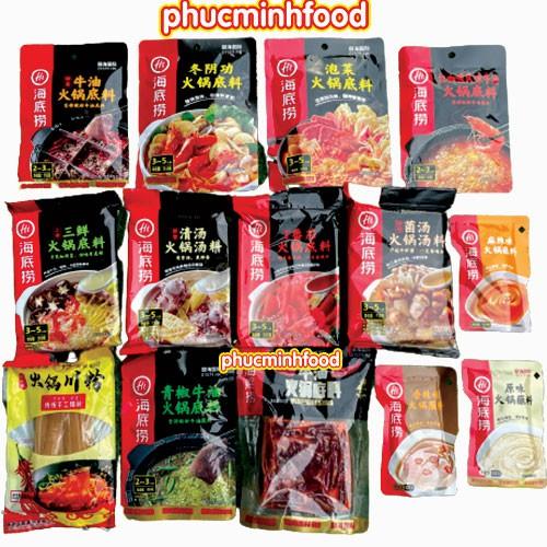 Gia Vị Cốt Lẩu Haidilao và Topping Cho Một Nồi Lẩu 3-5 Người Ăn Tại Phúc Minh Food