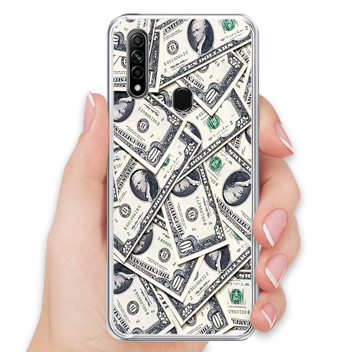 Ốp Lưng Dẻo Cho Điện Thoại Oppo A31 - 01282 0355 DOLLAR02 - Hàng Chính Hãng