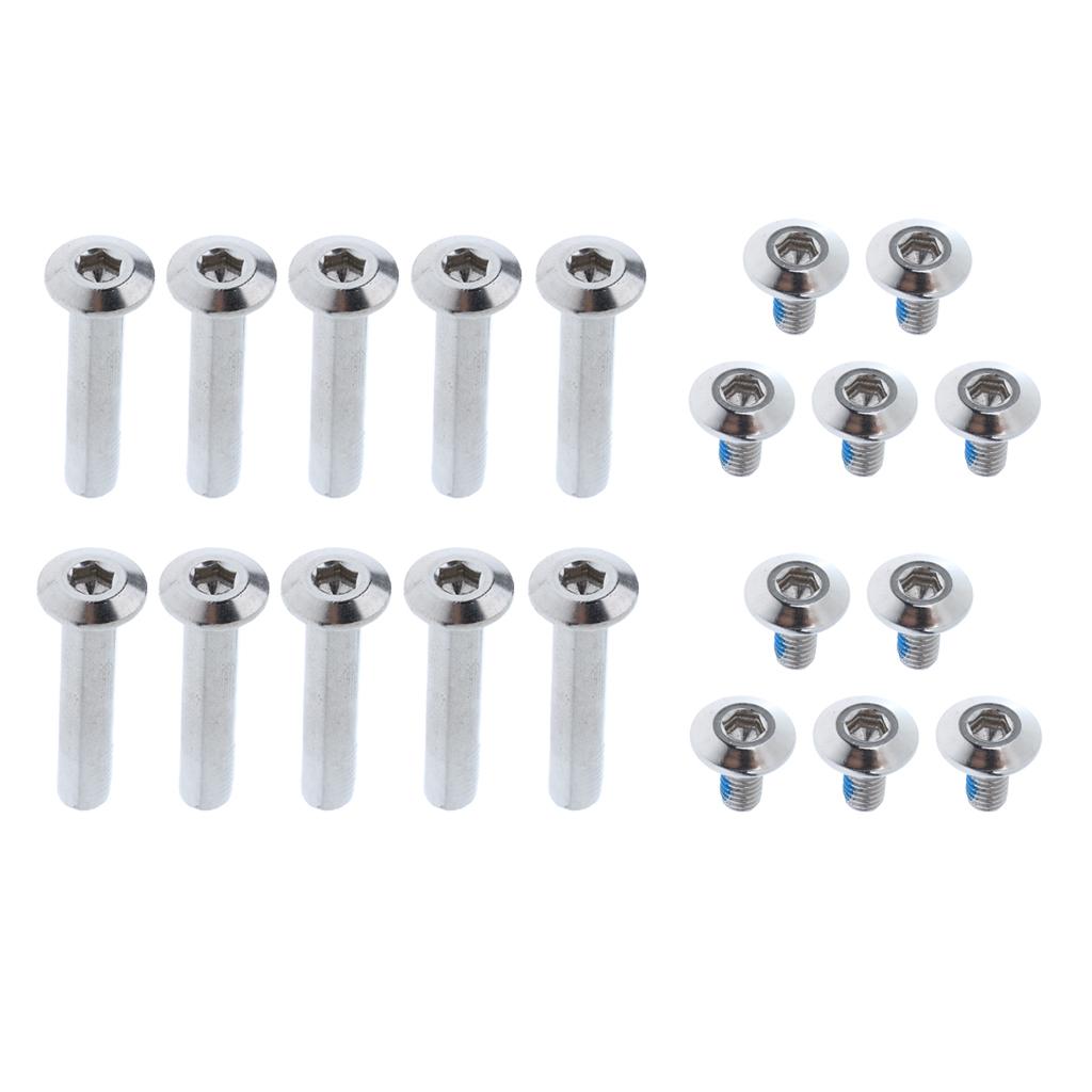 1 Bộ Inline Skate Wheel Vít Nail Thay Thế Giày Trượt Con Lăn Nut Bu Lông