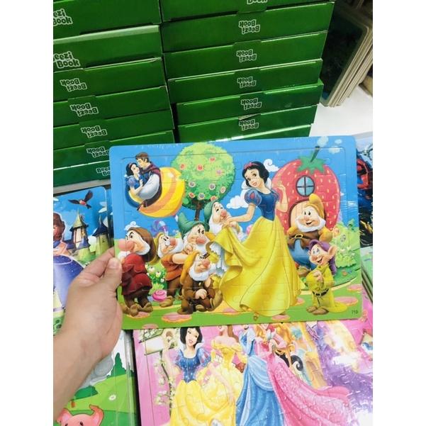 Đồ chơi tranh ghép gỗ 60 miếng gỗ puzzle - Bộ ghép hình - Tranh xếp hình