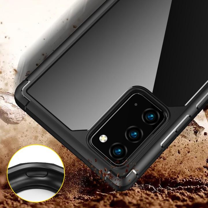 Ốp lưng cho Samsung Note 20, Note 20 Ultra TPU cao cấp lưng trong suốt - Mã TZSC215