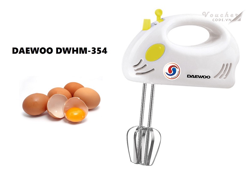 Máy đánh trứng cầm tay Daewoo DWHM-354 - Hàng chính hãng