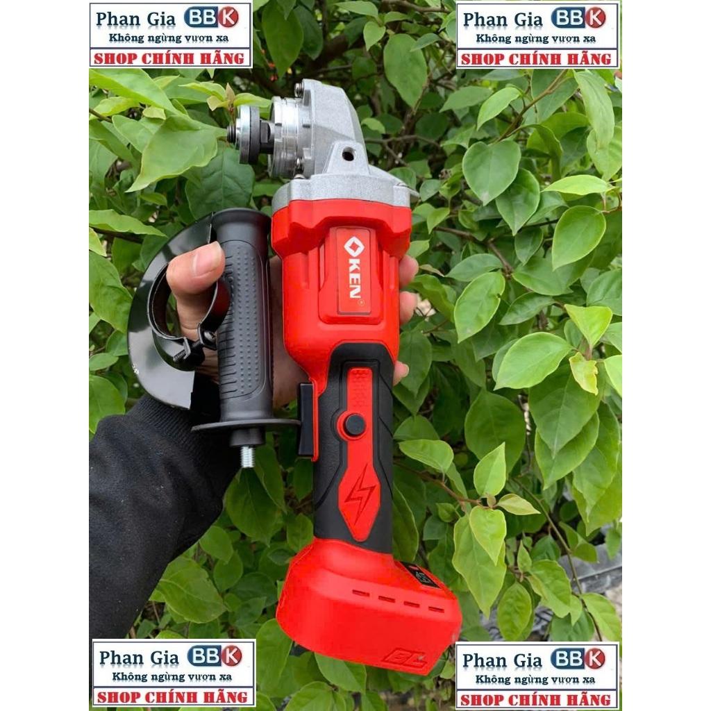 Thân máy mài KEN 199V chân pin phổ thông, 100% dây đồng - Thân máy mài dùng pin hàng đẹp loại 1