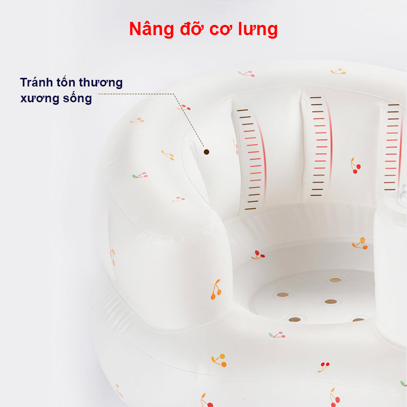 Ghế hơi tập ngồi cho bé chống ngã cao cấp Baby-S, Ghế phao tập ngồi cho bé phong cách Hàn Quốc – SSS031