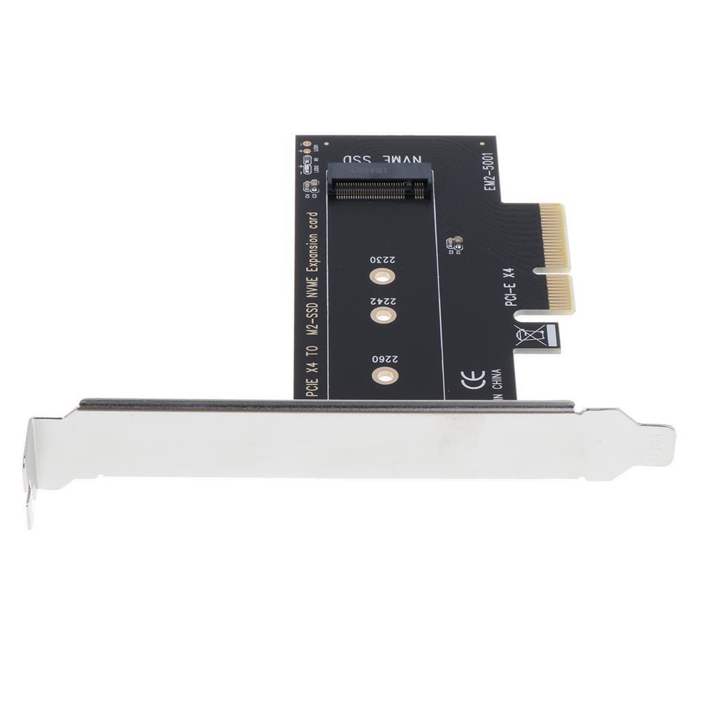 M.2 to PCIE3.0 X4 SSD Adapter M Key Interface Converter Card Full Speed