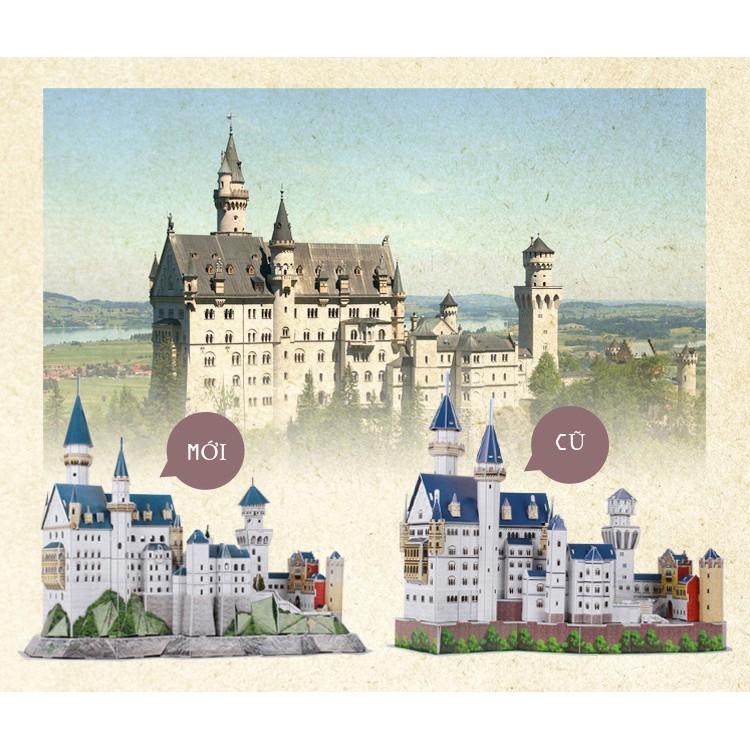 Mô hình giấy 3D - Lâu đài cổ tích Neuschwantein - Đức