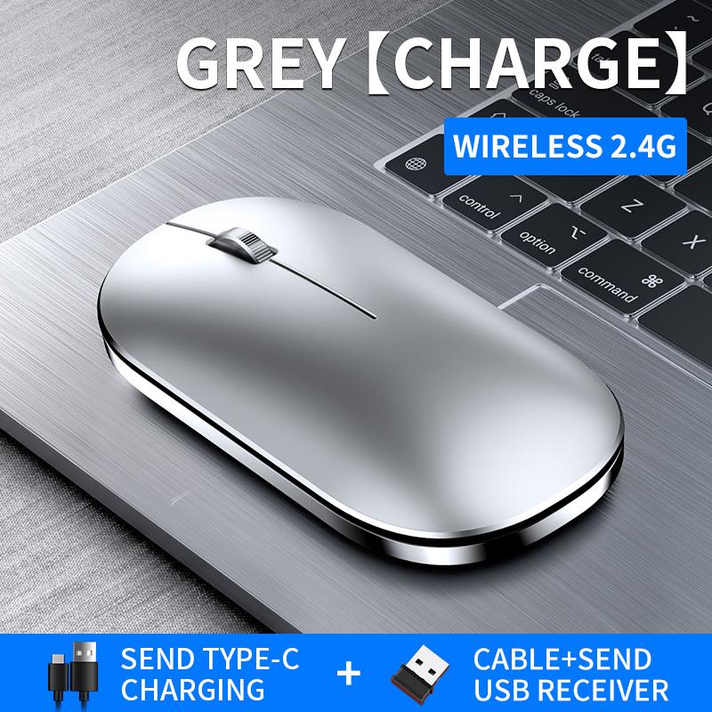 MC 502 2.4G Không Dây Bluetooth Chuột Tắt Tiếng Noiseless Sạc Không Dây Mous Với Đầu Thu USB Chuột