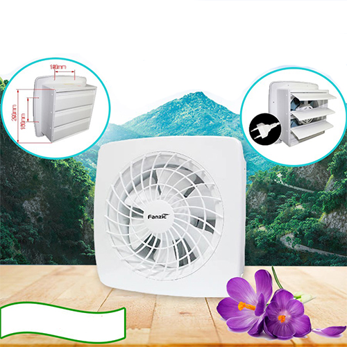 Quạt thông gió gắn tường TFV-256GSV Fanzic Hàn Quốc-Hàng chính hãng