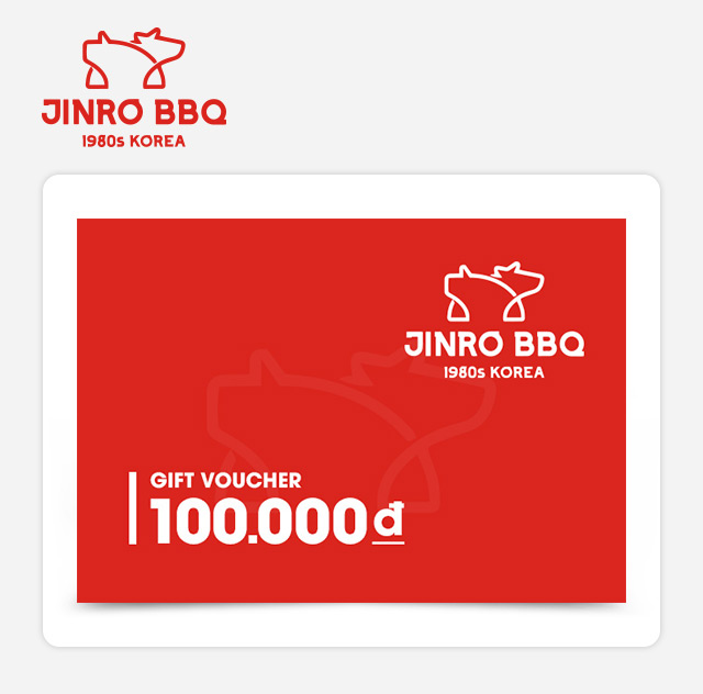Jinro BBQ - Phiếu Quà Tặng 100K