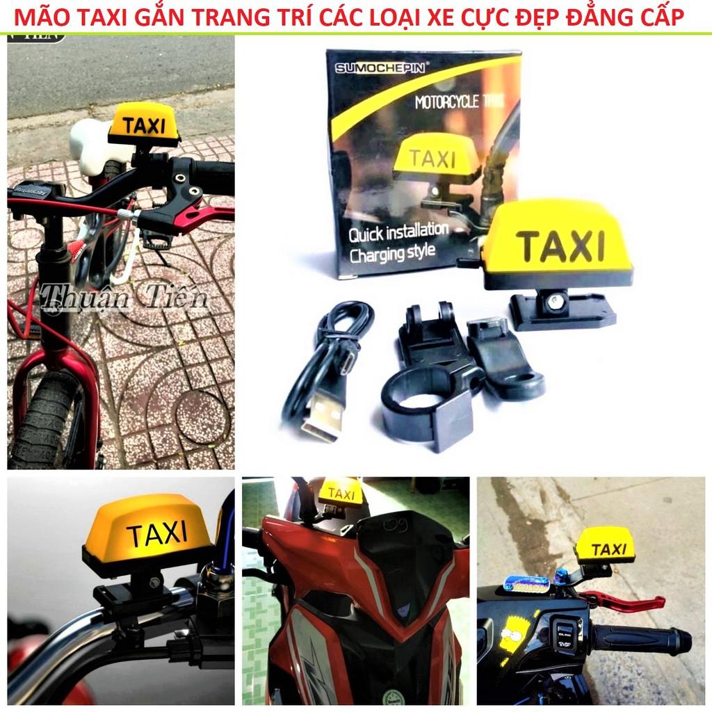 ĐÈN TAXI TRANG TRÍ XE MÁY , XE ĐIỆN LOẠI TỐT NHIỀU HIỆU ỨNG CỰC ĐẸP