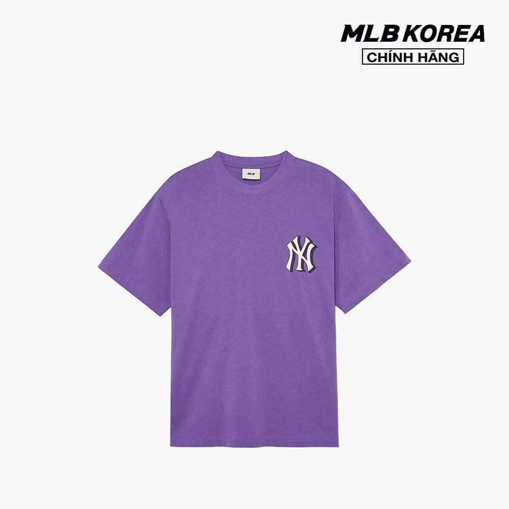 MLB - Áo thun unisex cổ tròn tay ngắn phom suông trẻ trung 3ATSM0234