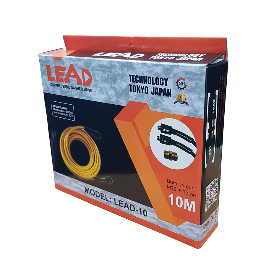 Dây Phun Áp Lực Cao Dùng Cho Máy Rửa Xe LEAD-10M