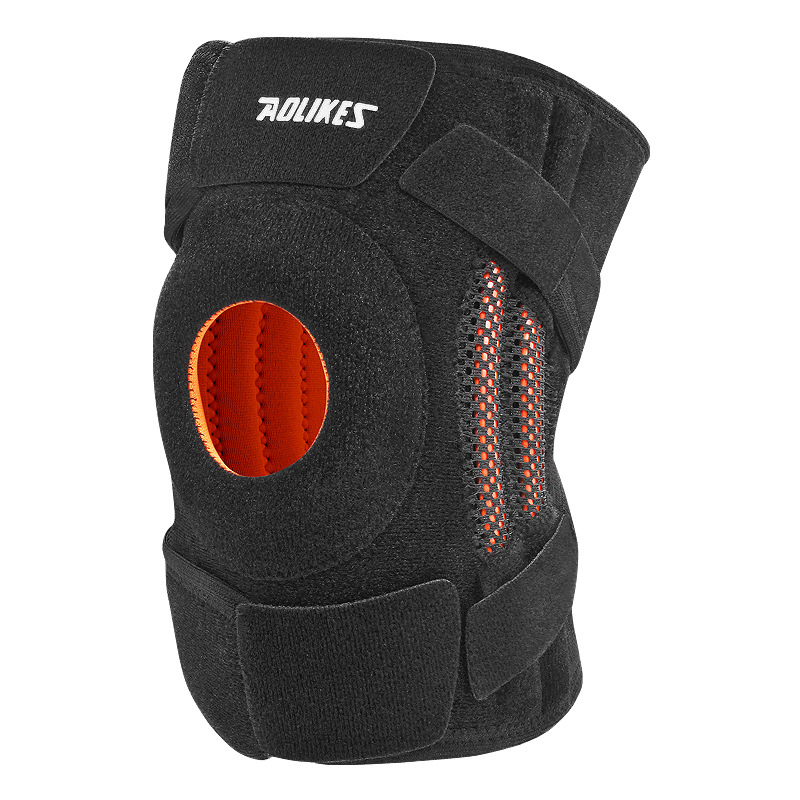 Đai quấn bảo vệ đầu gối thể thao AOLIKES A-7610 thoáng khí four spring sport knee support