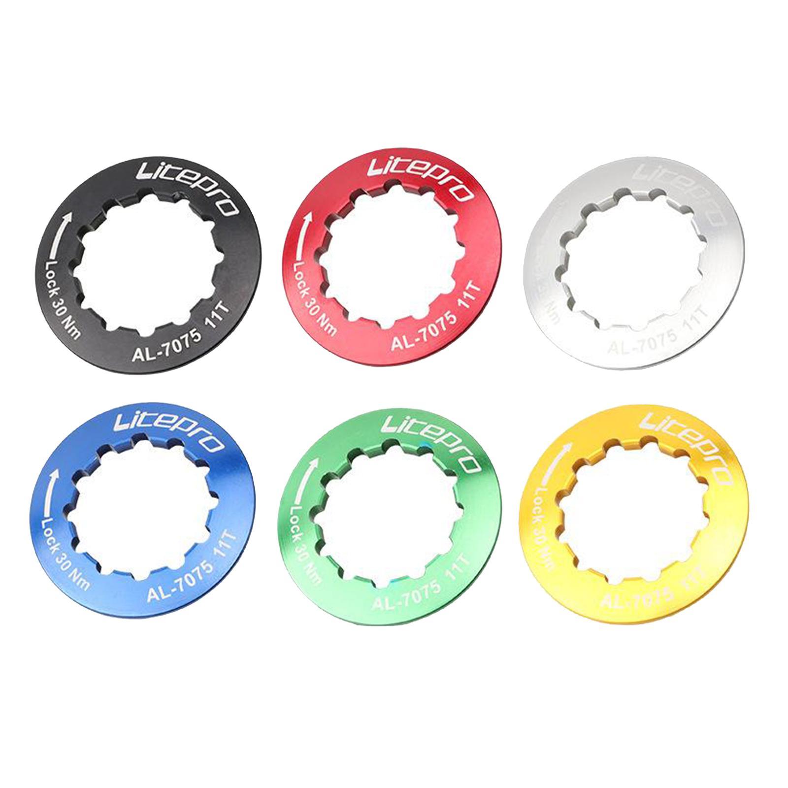 Aluminum Alloy Cycling 11T Cassette Cover Bike Freewheel Fixing Bolt Screw 11 Flywheel Locking Cap Lid