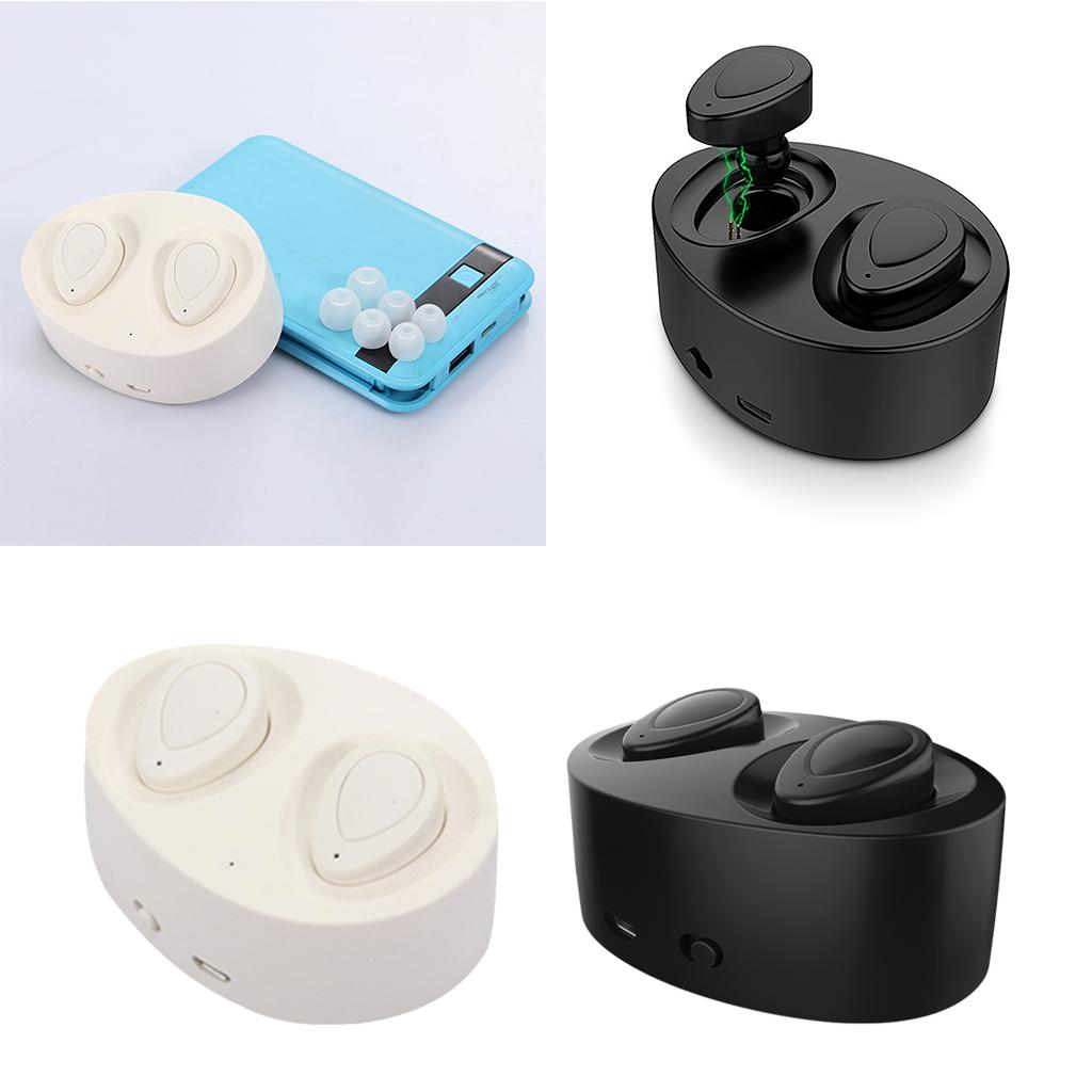 Bluetooth Wireless Earbuds, In-Ear Earphone Stereo Music Headsets Sweatproof True Wireless Headphones Handsfree With Microphone For Huawei Iphone Samsung Xiaomi HTC