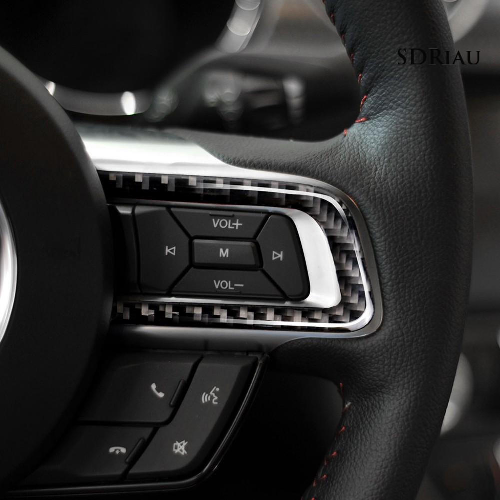 Set 3 Miếng Dán Vô Lăng Xe Hơi Dành Cho Ford Mustang 2015-2019
