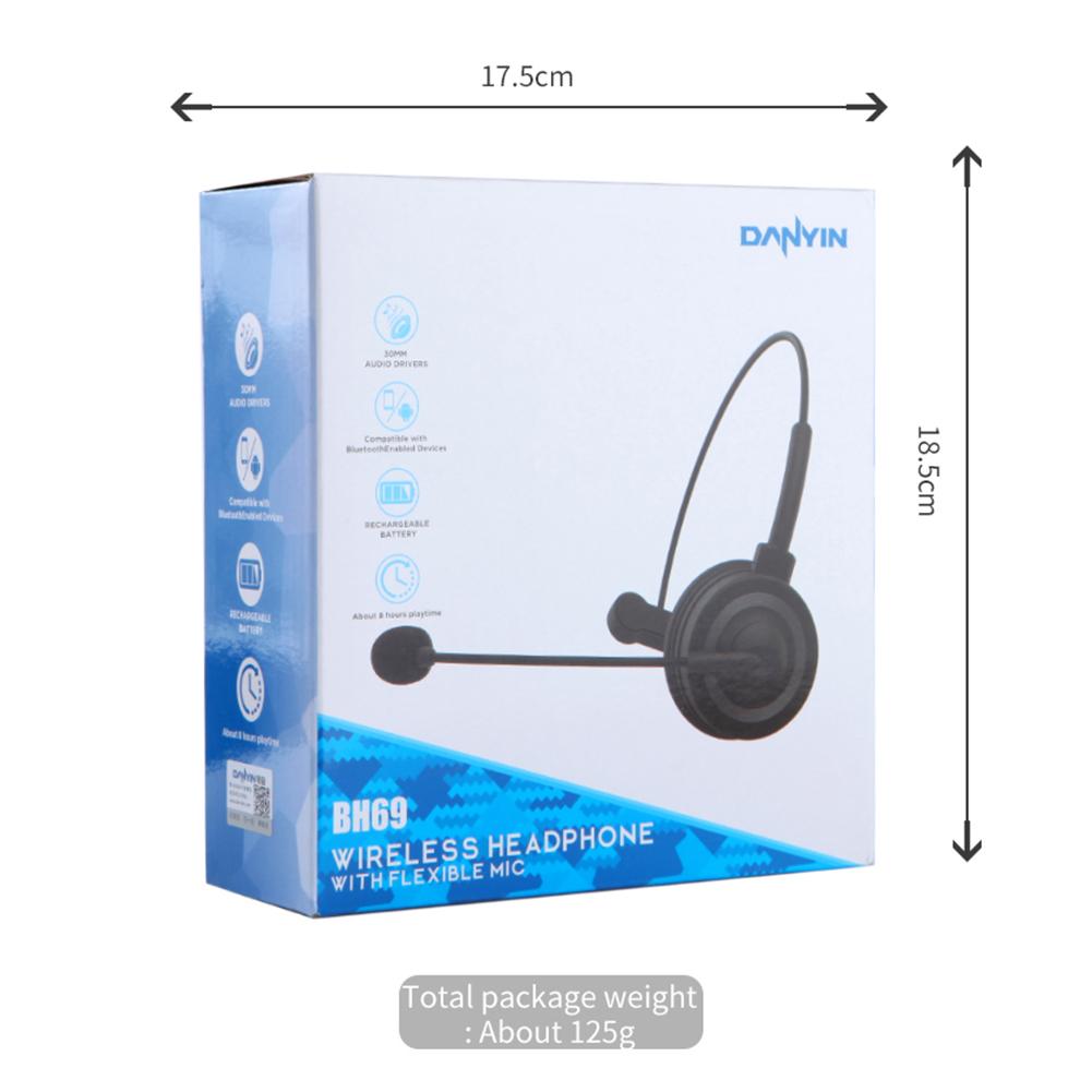 Bluetooth-Tương Thích Gọi Trung Tâm Tai Nghe Rảnh Tay Không Dây Tai Nghe Có Mic Loại Bỏ Tiếng Ồn Cho Skype PC Máy Tính