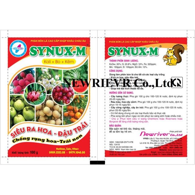 Phân bón SYNUX M DƯỠNG CÂY GÓI 200GR