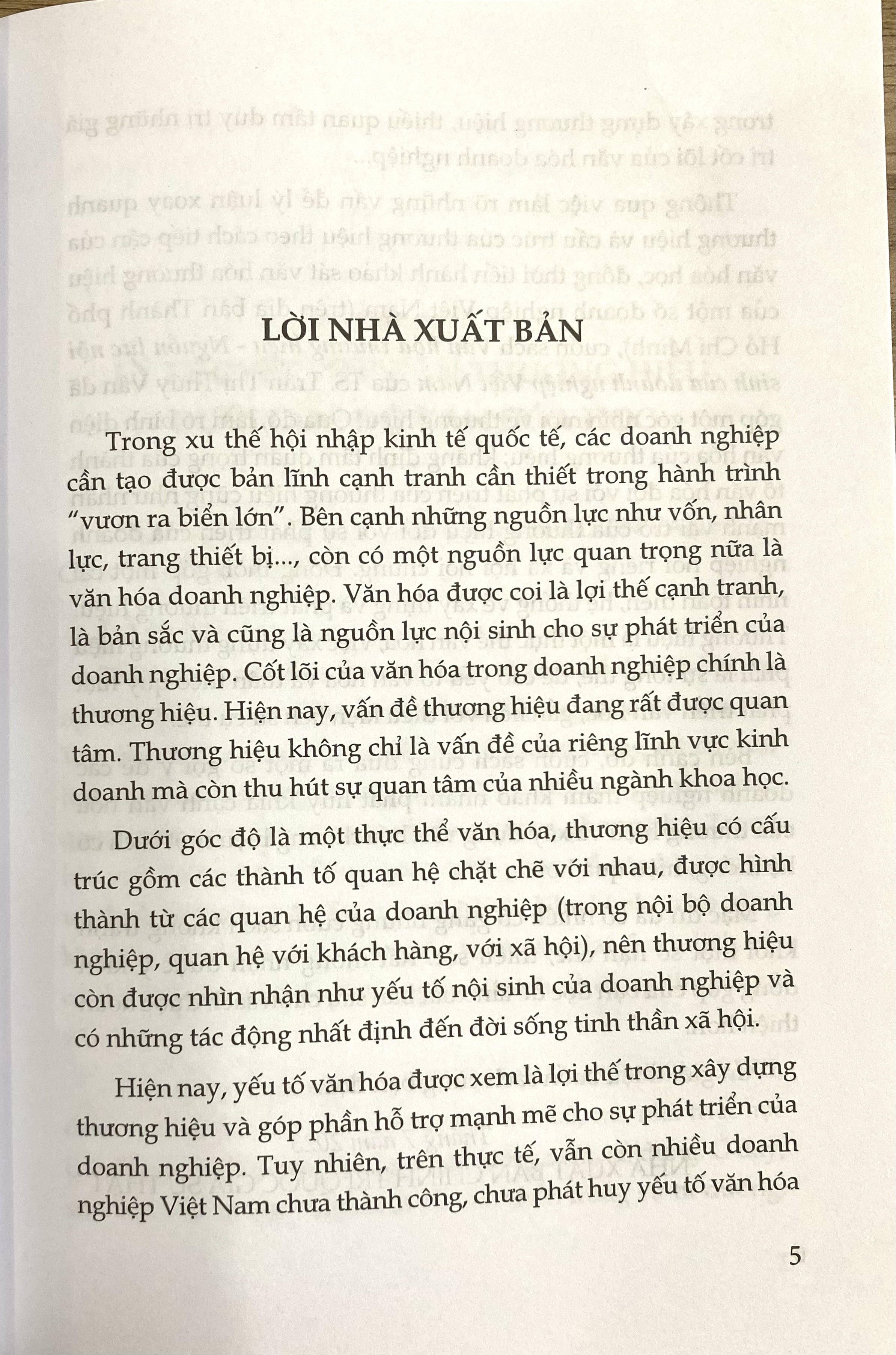 Văn Hoá Thương Hiệu Nguồn Lực Nội Sinh Của Doanh Nghiệp Việt Nam