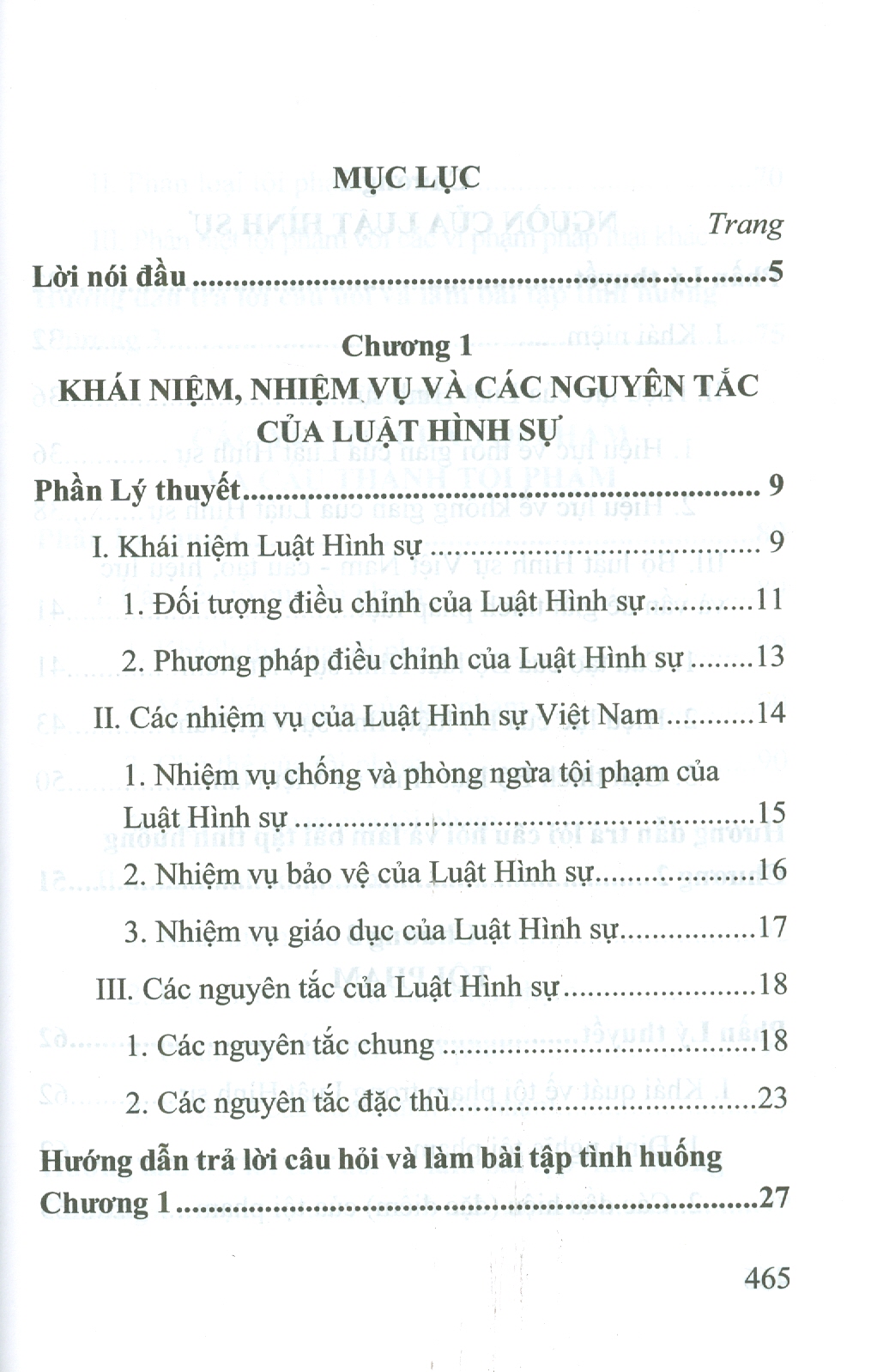 Hướng Dẫn Môn Học LUẬT HÌNH SỰ - Tập 1: Phần Chung