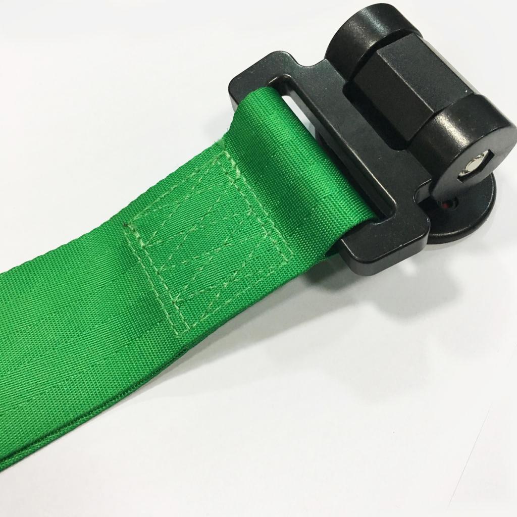Universal Green Nylon Track Racing Style Tow Strap Stick for Front Bumper