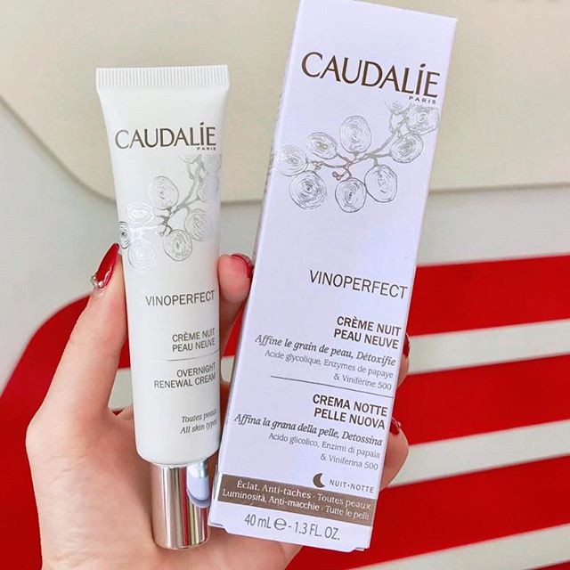 Kem dưỡng đêm sáng da - Caudalie Vinoperfect Peau Neuve