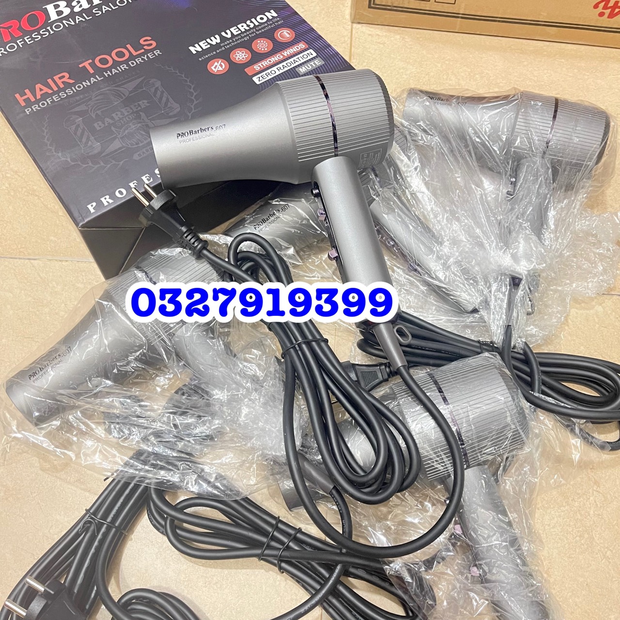 Máy sấy tóc cao cấp PRO Barber 607 - 2 chiều nóng lạnh