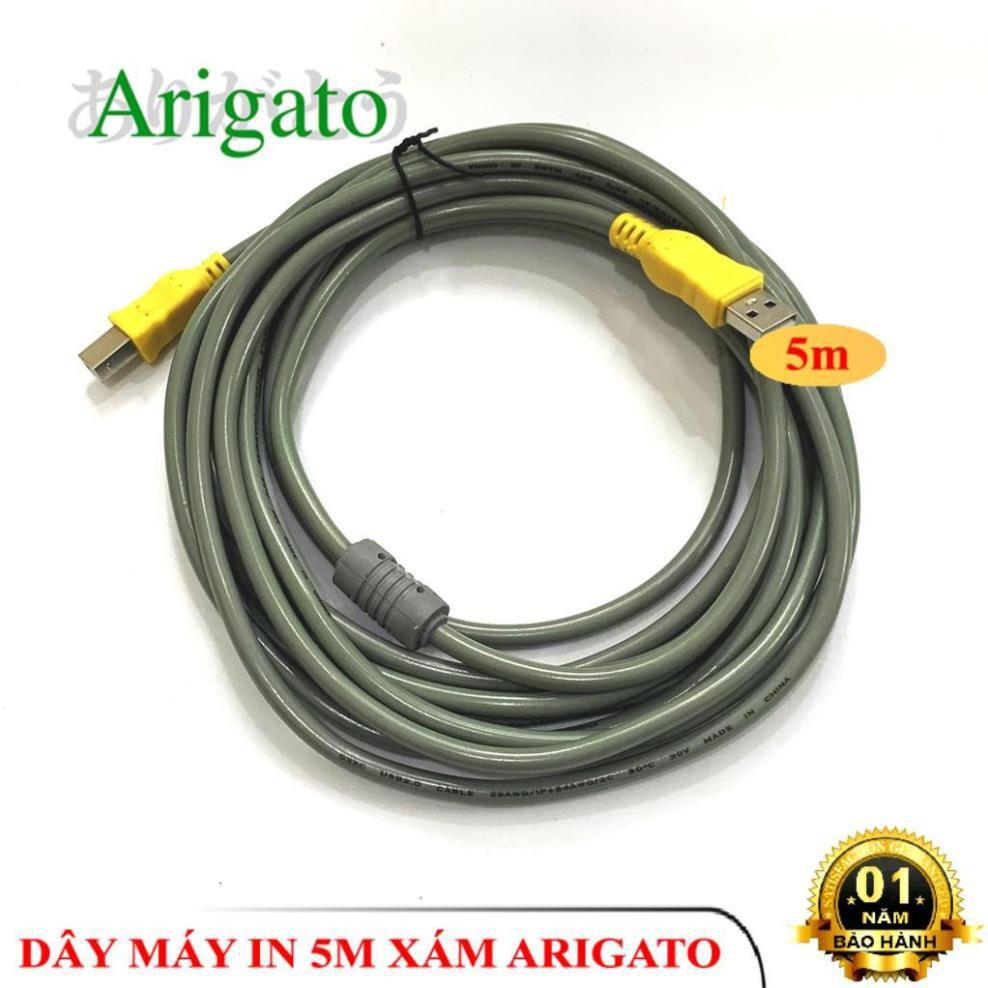 Dây cáp máy in Arigatoo 1,5m 3m 5m 10m hàng chuẩn có chống nhiễu hai đầu