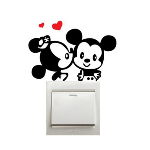 Decal dán ổ điện - Decal Dán Tường, Decor Phòng Ngủ, Phòng Khách Duashop