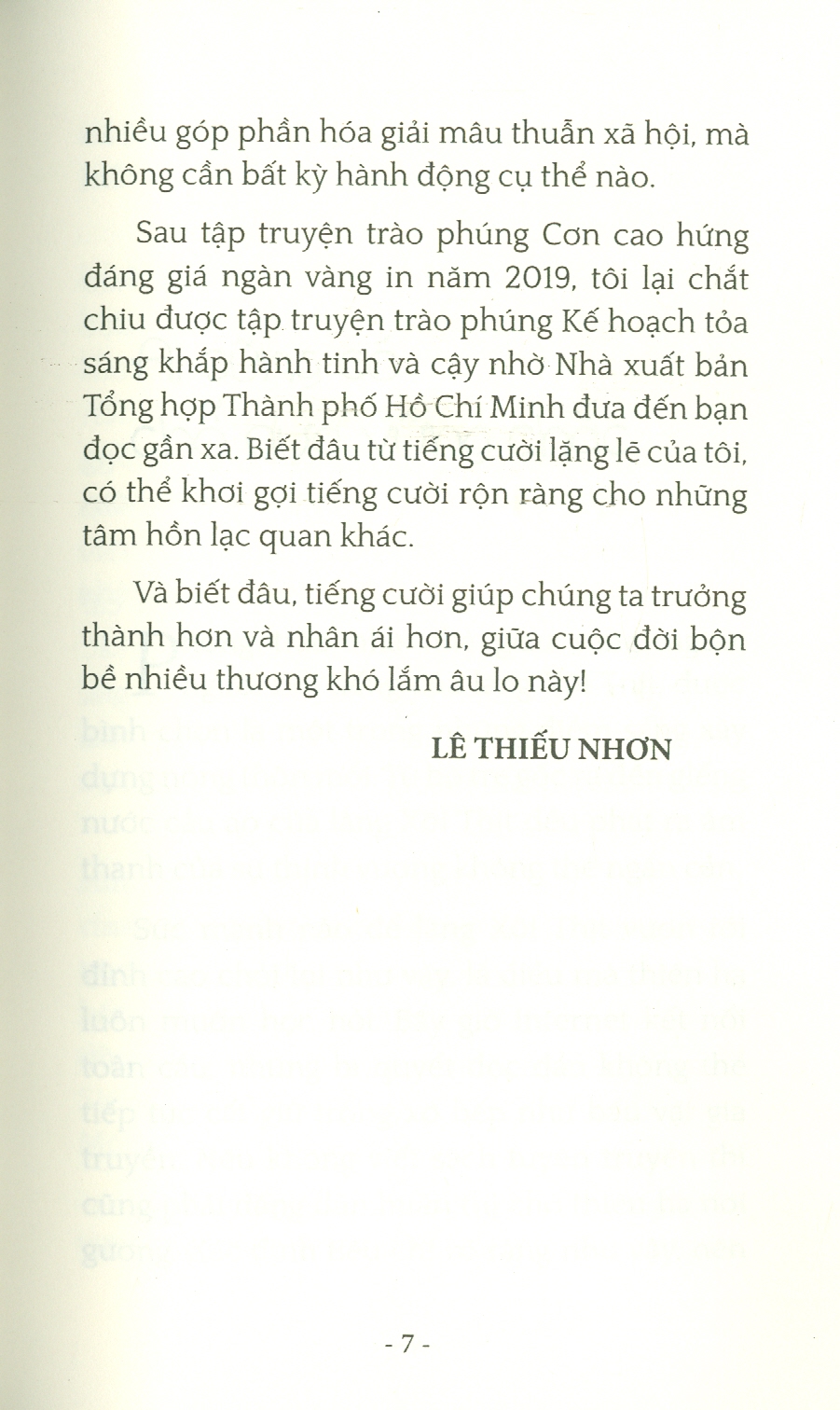 Kế Hoạch Tỏa Sáng Khắp HT (Tập truyện trào phúng)