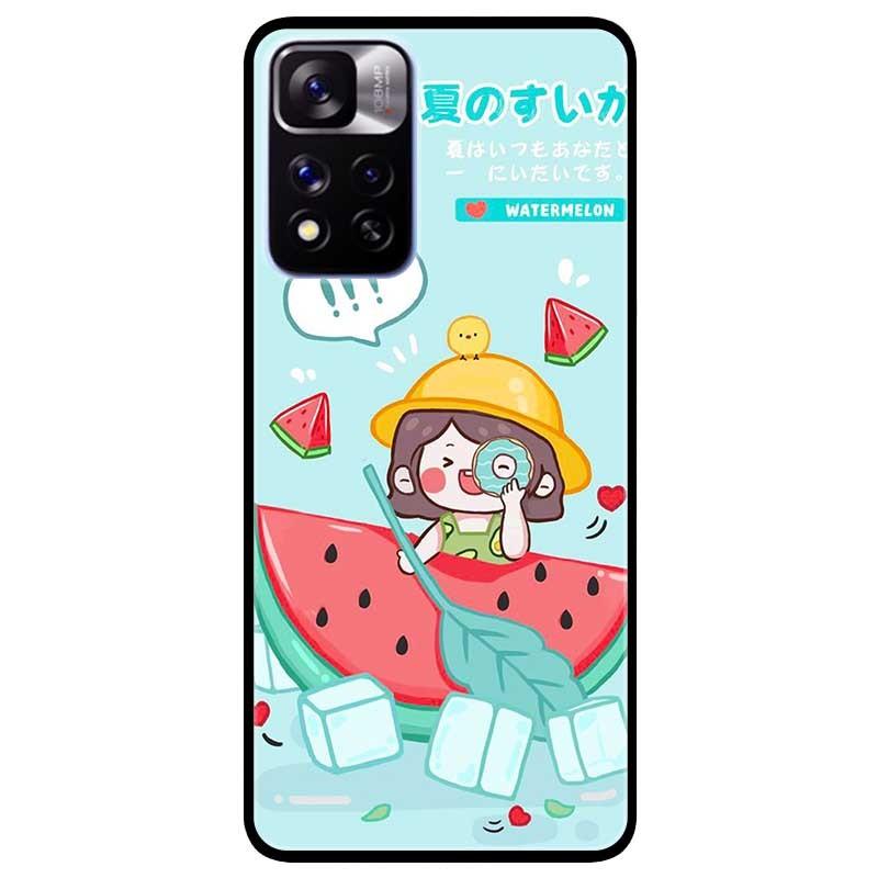 Ốp lưng dành cho Xiaomi Redmi Note 11 Pro 5G  mẫu Cô Gái Dưa Hấu